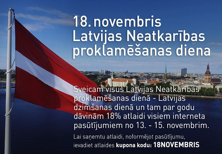 Sveicam visus Latvijas Neatkarības proklamēšanas dienā