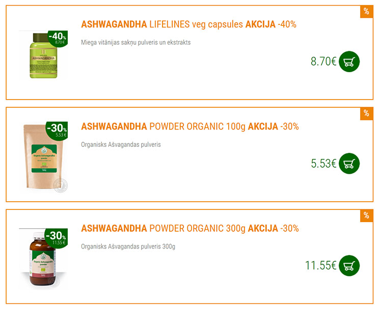 ASHWAGANDHA POWDER ORGANIC